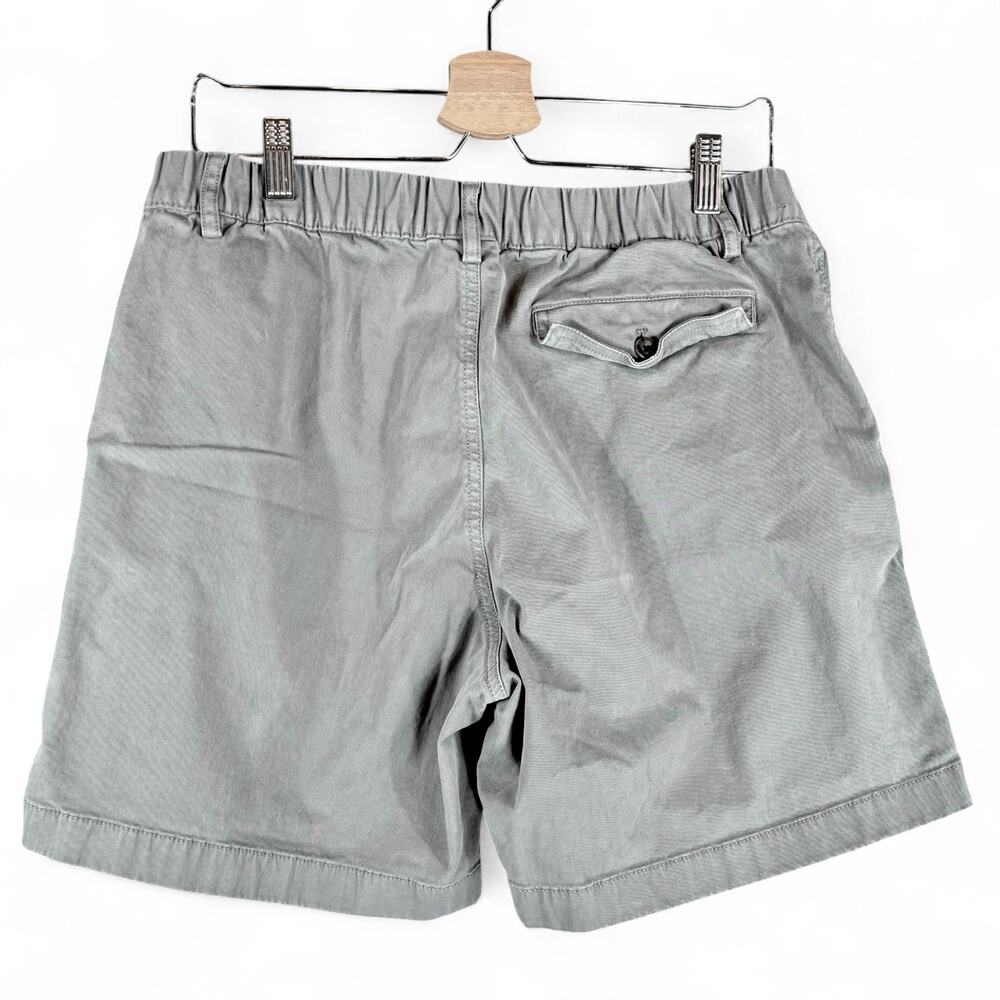 Bear Bottom Charcoal Gray 7” Summer Casual Chinos Stretch Shorts Mens L Preppy - Picture 4 of 6